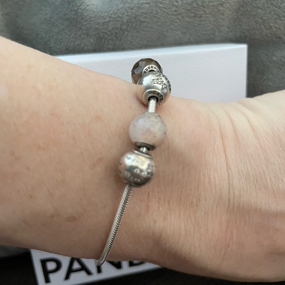 Pandora Essence Bracelet and 4 Charms - Picture 2 of 3